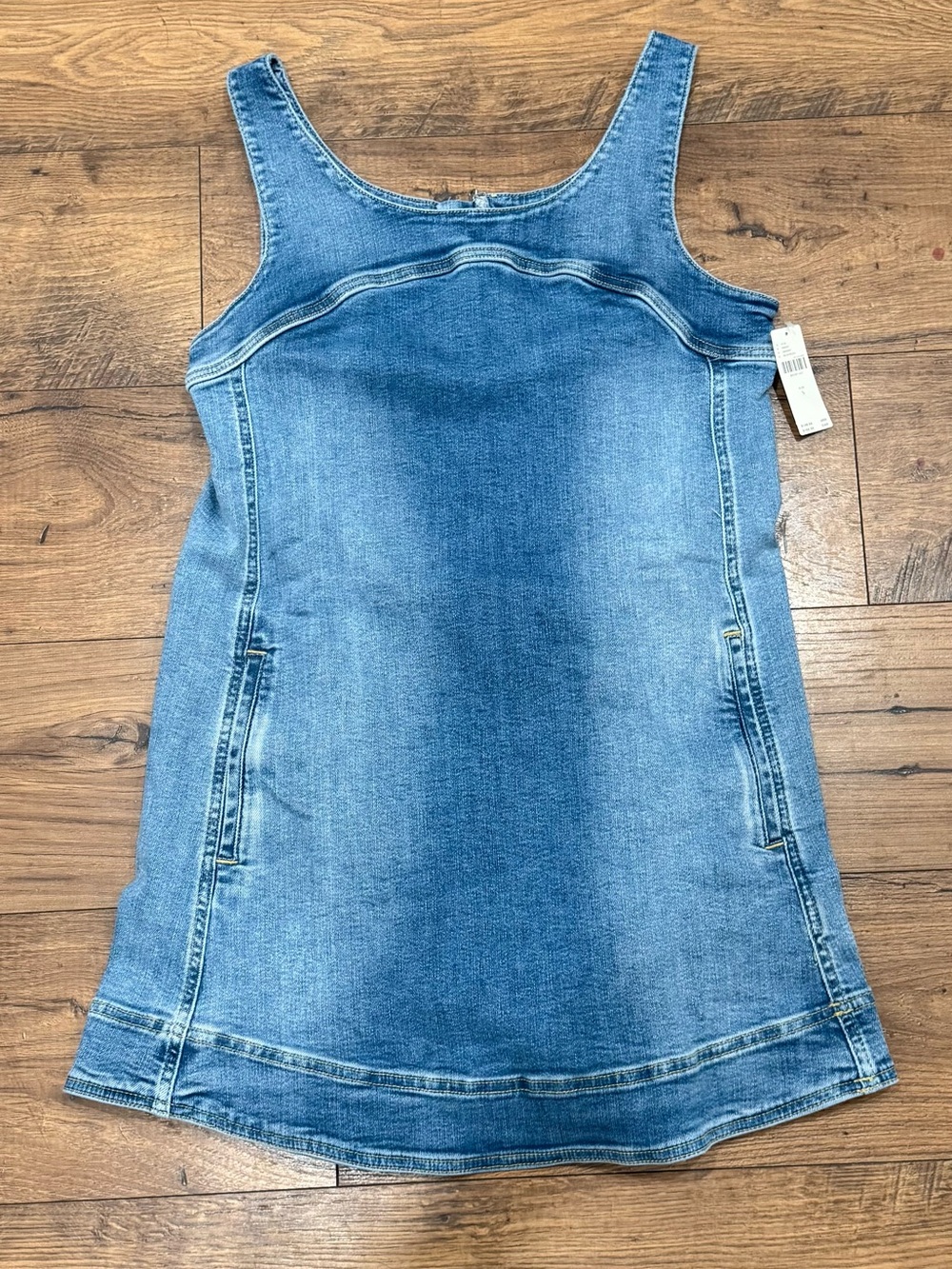 Pilcro Blue Denim Tank Dress